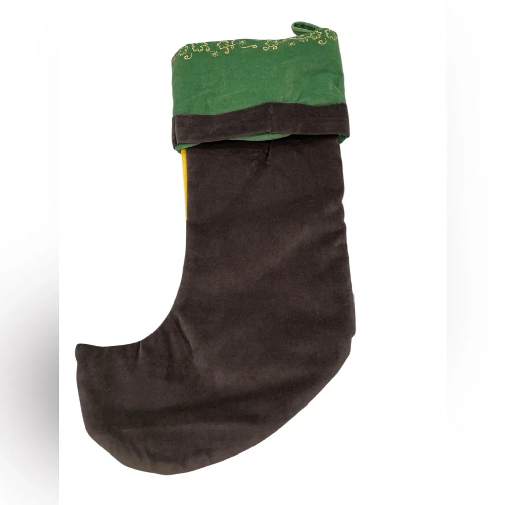 Pottery Barn Buddy the Elf from the movie Elf Velvet Christmas Stocking